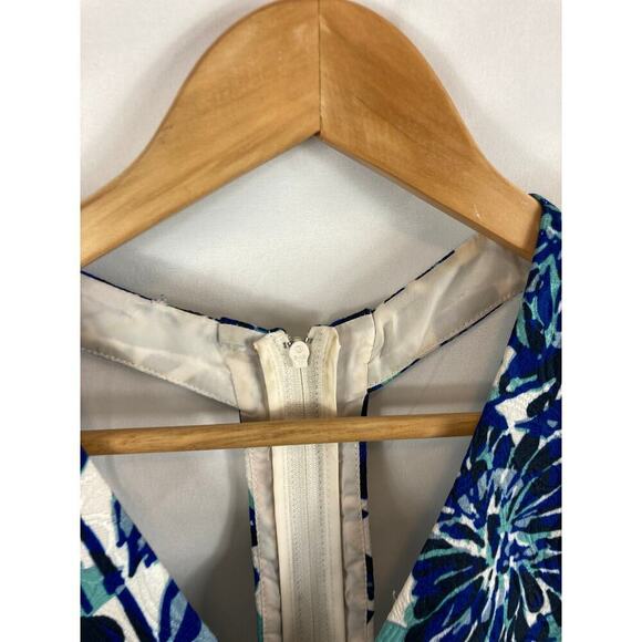 H&M Floral Cutout Fit and Flare Dress Size 4 - Picture 3 of 6